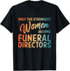 Mortician Gift Funeral Director Accessories Stuff Cool Funeral Director Art Girls Embalmer Mortician T-Shirt - T-Shirt | Black