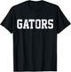 Gators School Sports Fan Team Spirit Mascot Heart Gift T-Shirt - T-Shirt | Black