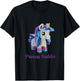 Unicorn Building Blocks Bricks Girl Birthday Gift T-Shirt - T-Shirt | Black