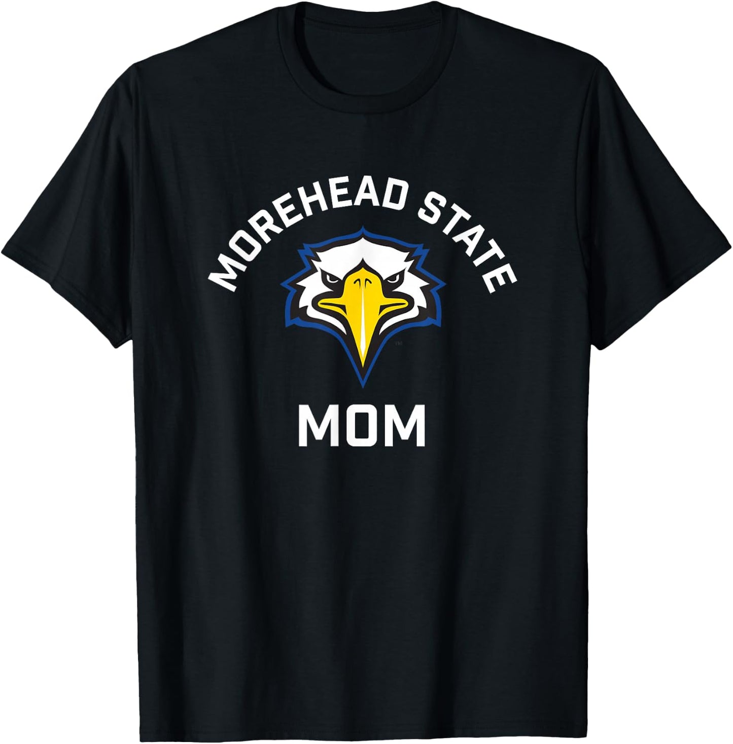 Morehead State University Eagles Arched Mom T-Shirt - T-Shirt | Black