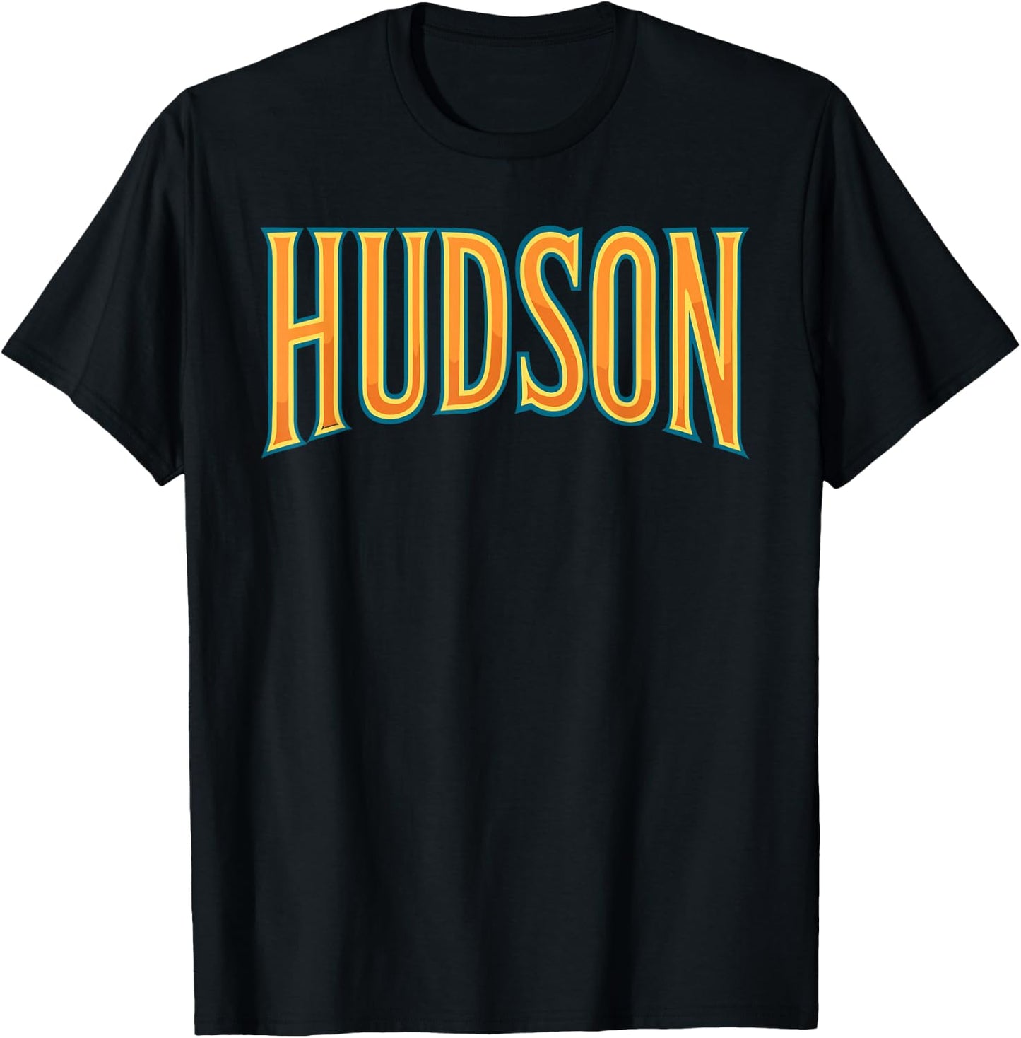 Shirt That Says HUDSON Simple County HUDSON T-Shirt - T-Shirt | Black