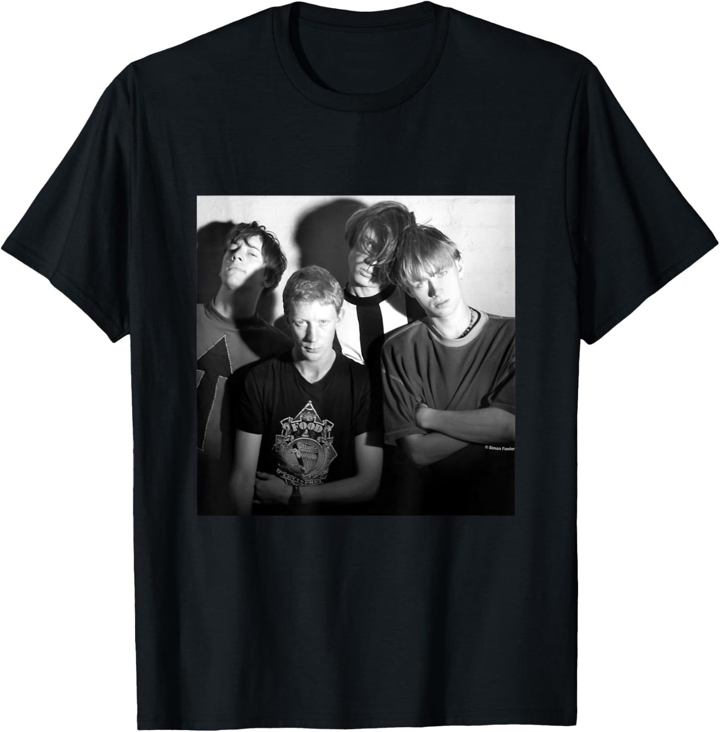 Blur Band Shot By Simon Fowler T-Shirt - T-Shirt | Black
