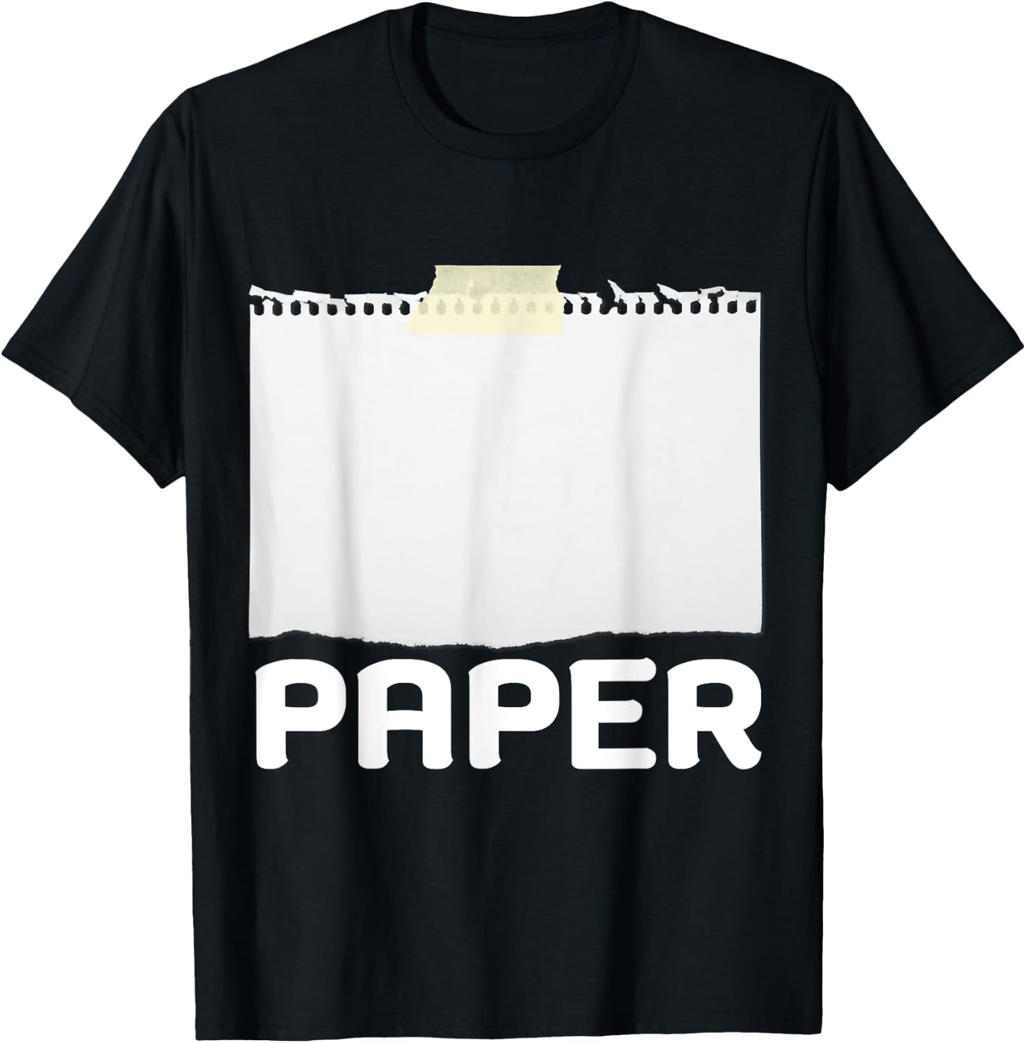 Rock Paper Scissors Group Halloween Costume T-Shirt - T-Shirt | Black