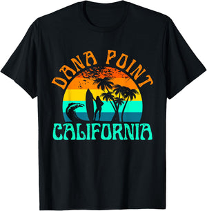 Dana Point Beach T-Shirt - T-Shirt | Black