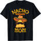 Nacho Average Mom Mexican Cinco De Mayo Mother Fiesta T-Shirt - T-Shirt | Black