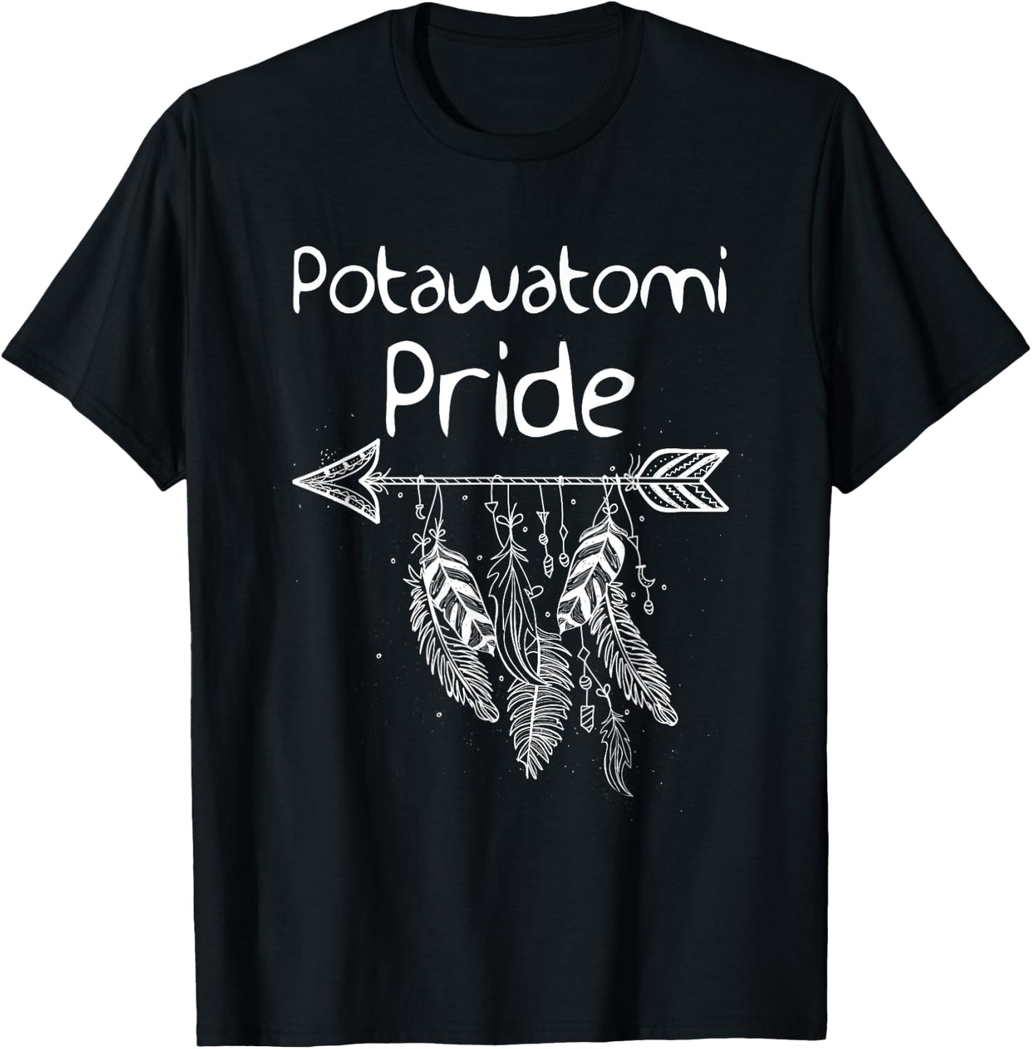 Potawatomi Pride Native American Nice Gift Men Women Kids T-Shirt - T-Shirt | Black