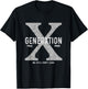 Funny Gen X Humor Generation X We Don't Care T-Shirt - T-Shirt | Black