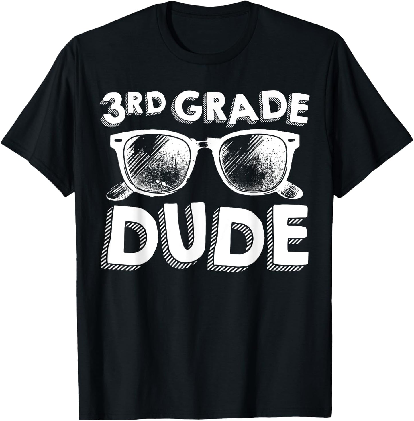 3rd Grade Dude Shirt Funny Back To School Third Grade Gift T-Shirt - T-Shirt | Black