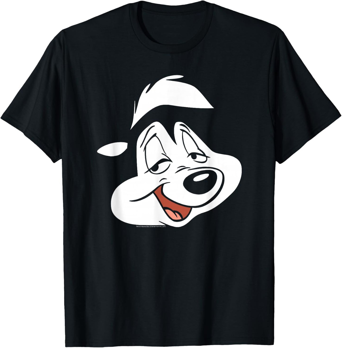 Looney Tunes Pepe Face T-Shirt - T-Shirt | Black