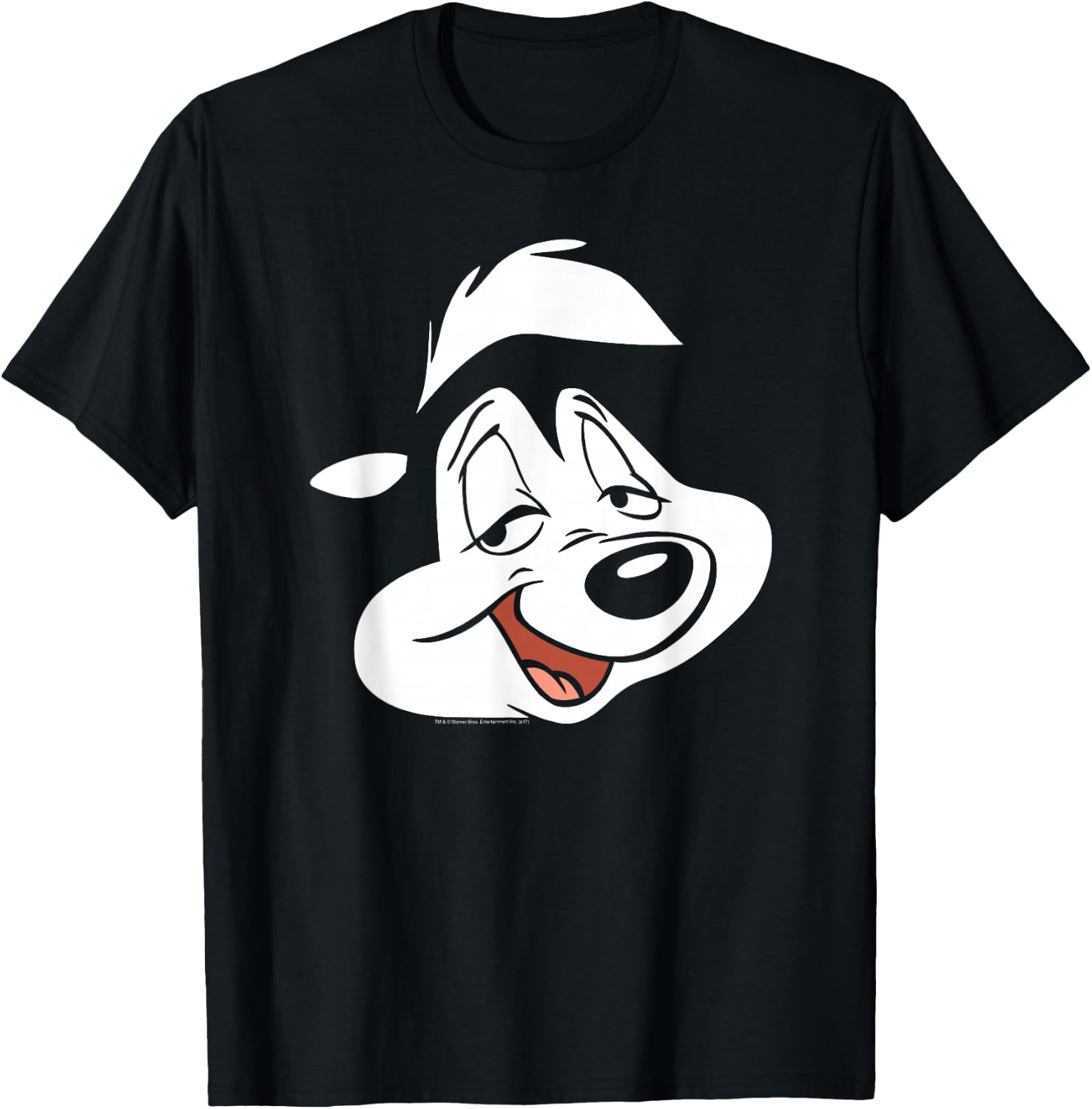 Looney Tunes Pepe Face T-Shirt - T-Shirt | Black