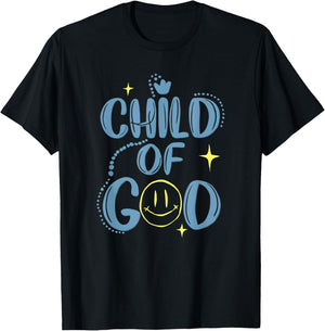 Child of God! Back to School Bold Christian Kids T-Shirt - T-Shirt | Black