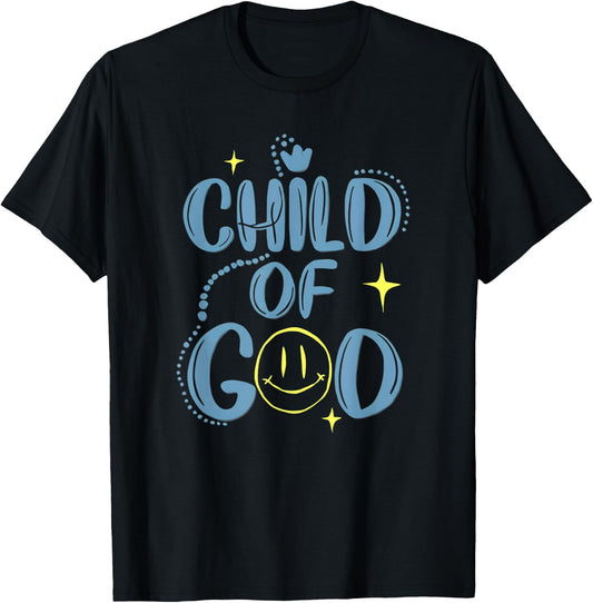 Child of God! Back to School Bold Christian Kids T-Shirt - T-Shirt | Black