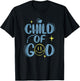 Child of God! Back to School Bold Christian Kids T-Shirt - T-Shirt | Black