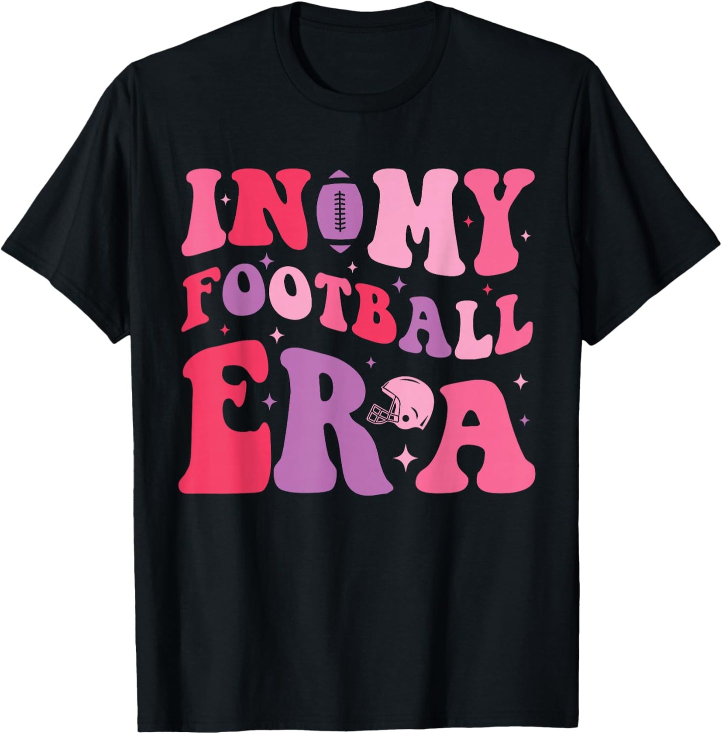 Funny In My Football Era T-Shirt - T-Shirt | Black