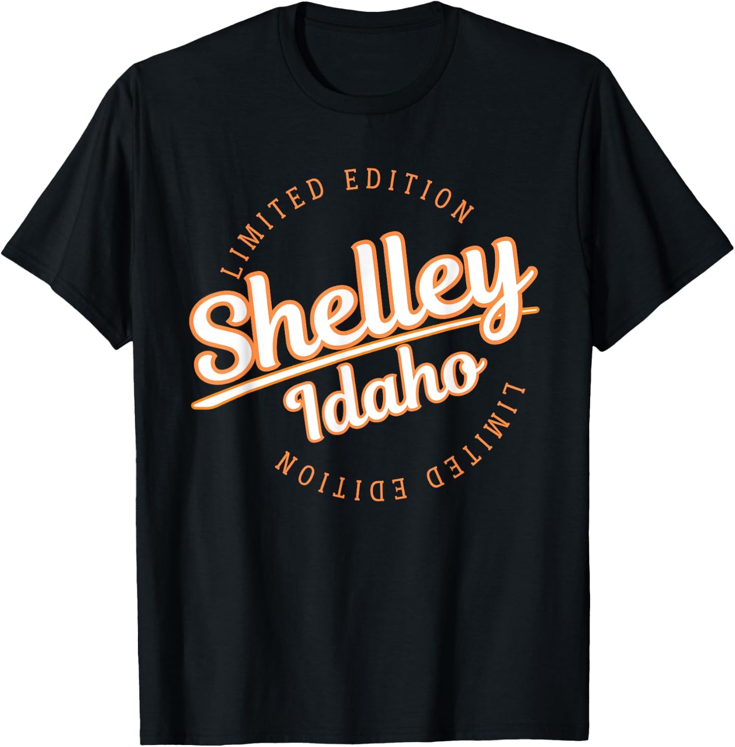 Retro Athletic Shelley ID Apparel T-Shirt - T-Shirt | Black