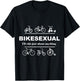BIKESEXUAL SHIRT White T-Shirt - T-Shirt | Black