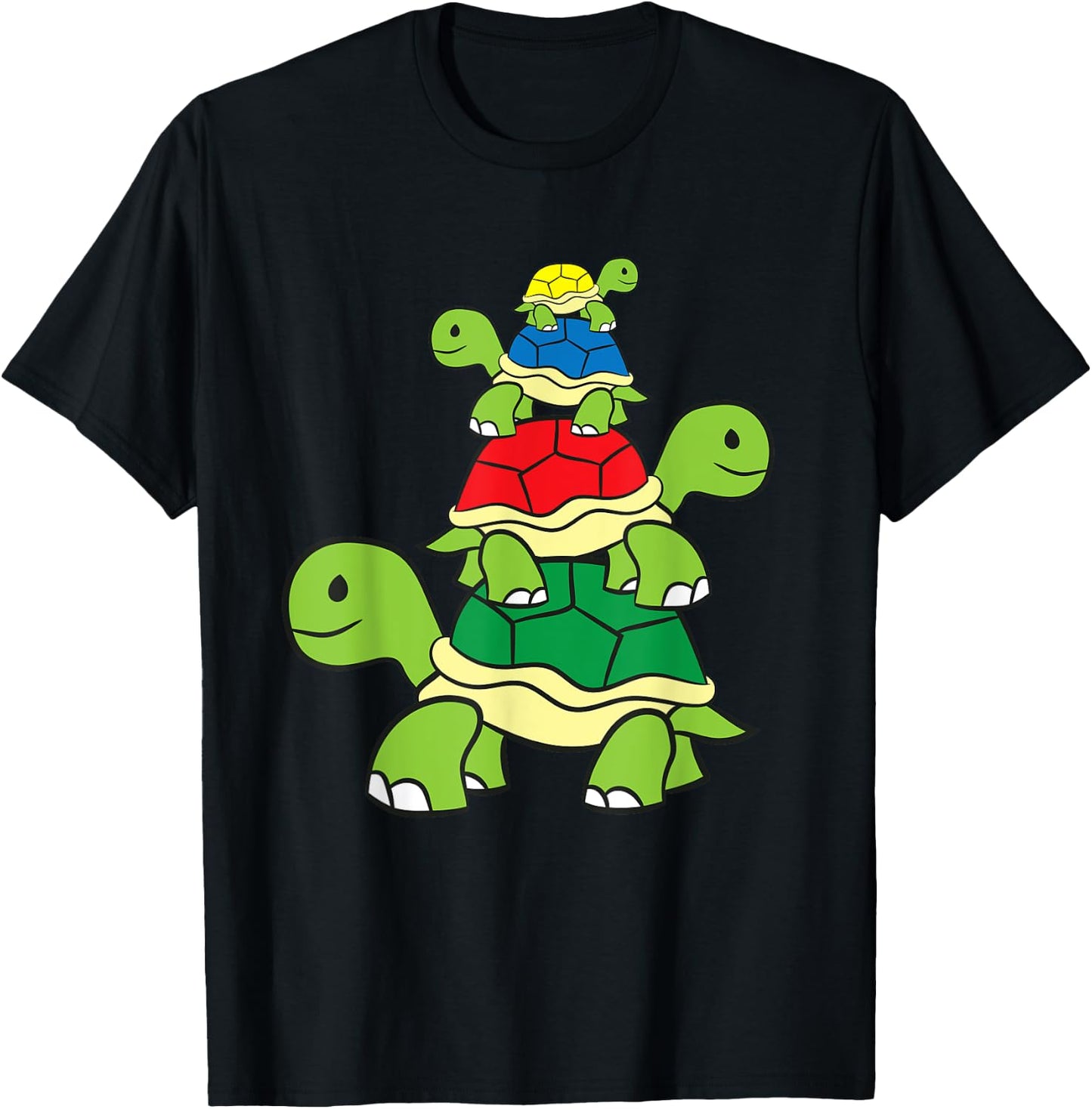 Cute Turtle Tortoises Ocean Love Sea Turtles T-Shirt - T-Shirt | Black