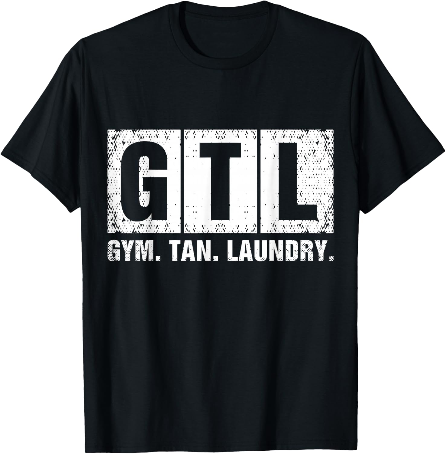 GTL Gym Tan Laundry Italian Flag T-Shirt - T-Shirt | Black