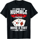 Hand and Foot Cards Set & Hand Foot Clothes -Adults, -Kids Black Small Modern Crew Collar Short Sleeve T-Shirt - T-Shirt | Black