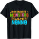 My Favorite Monsters Call Me Nonno Happy Halloween T-Shirt - T-Shirt | Black