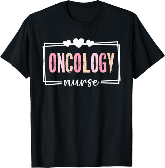 Oncology Nurse Nursing Nurses Cancer Oncology Nurse T-Shirt - T-Shirt | Black
