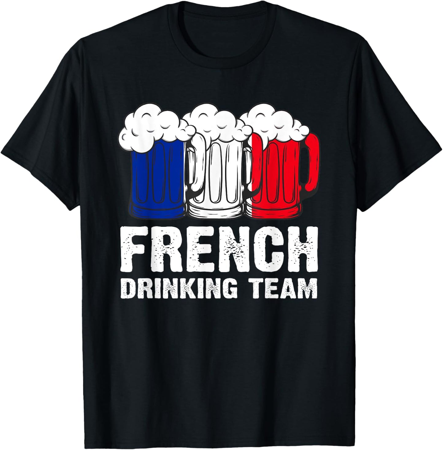 French Drinking Team France T-Shirt - T-Shirt | Black
