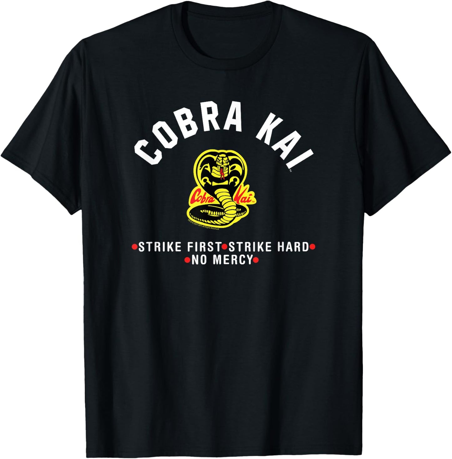 Cobra Kai Modern Cobra Logo TV Show T-Shirt - T-Shirt | Black