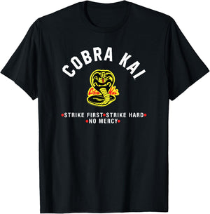 Cobra Kai Modern Cobra Logo TV Show T-Shirt - T-Shirt | Black