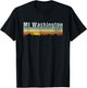 Mt Washington - Vintage Mt Washington Hiking Gift T-Shirt - T-Shirt | Black