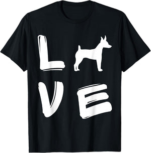 Love Toy Fox Terrier T-Shirt - T-Shirt | Black