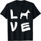 Love Toy Fox Terrier T-Shirt - T-Shirt | Black
