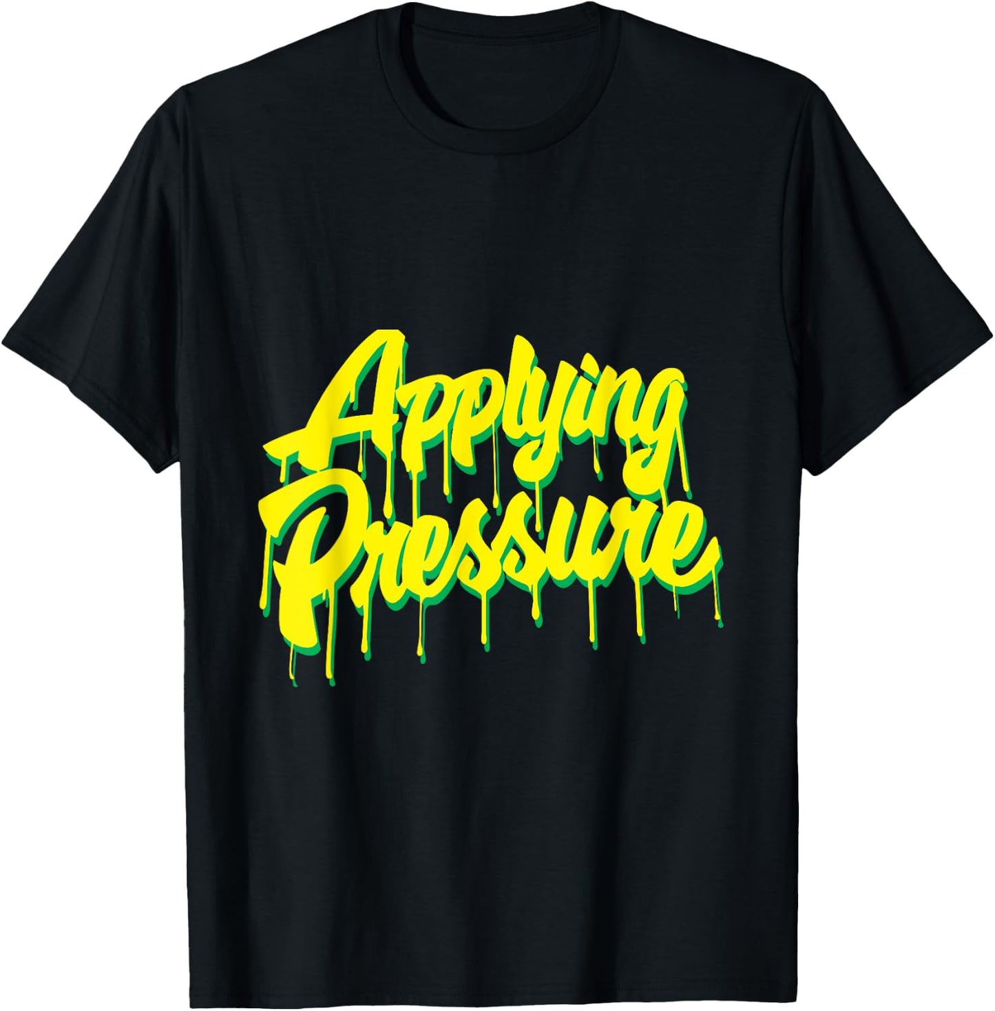 Applying Pressure T-Shirt - T-Shirt | Black