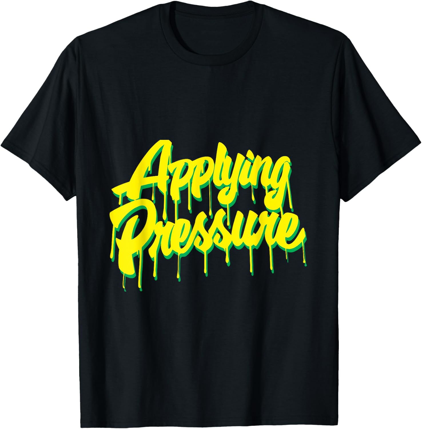 Applying Pressure T-Shirt - T-Shirt | Black
