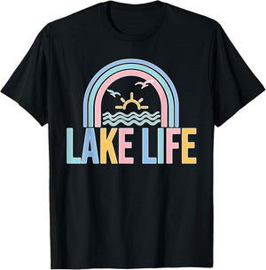 Lake Mode An Lake Life Summer Holiday Women's Lake T-Shirt - T-Shirt | Black