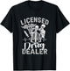 Skeleton Licensed Drug Dealer Trafficker Design Pharmacist T-Shirt - T-Shirt | Black