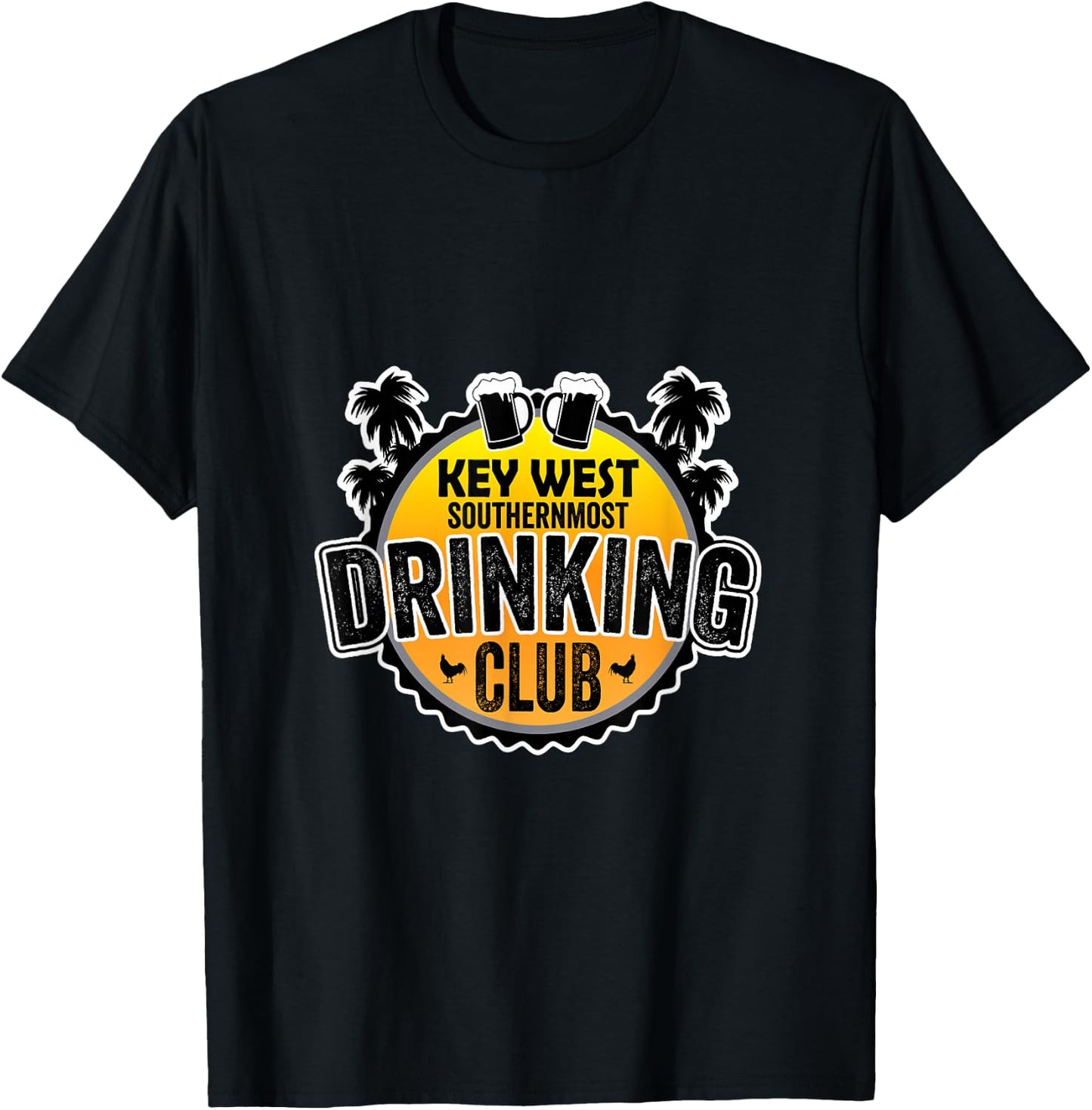 Key West Drinking Club T-Shirt - T-Shirt | Black