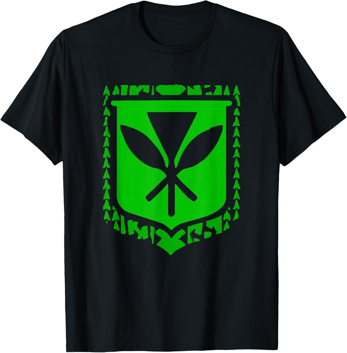 Kanaka Maoli Native Hawaiian Islands Hawaii Flag T-Shirt - T-Shirt | Black