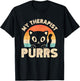 My Therapist Purrs T-Shirt - T-Shirt | Black