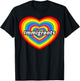 I Love Immigrants Heart Pro-Immigration Immigrants Welcome T-Shirt - T-Shirt | Black