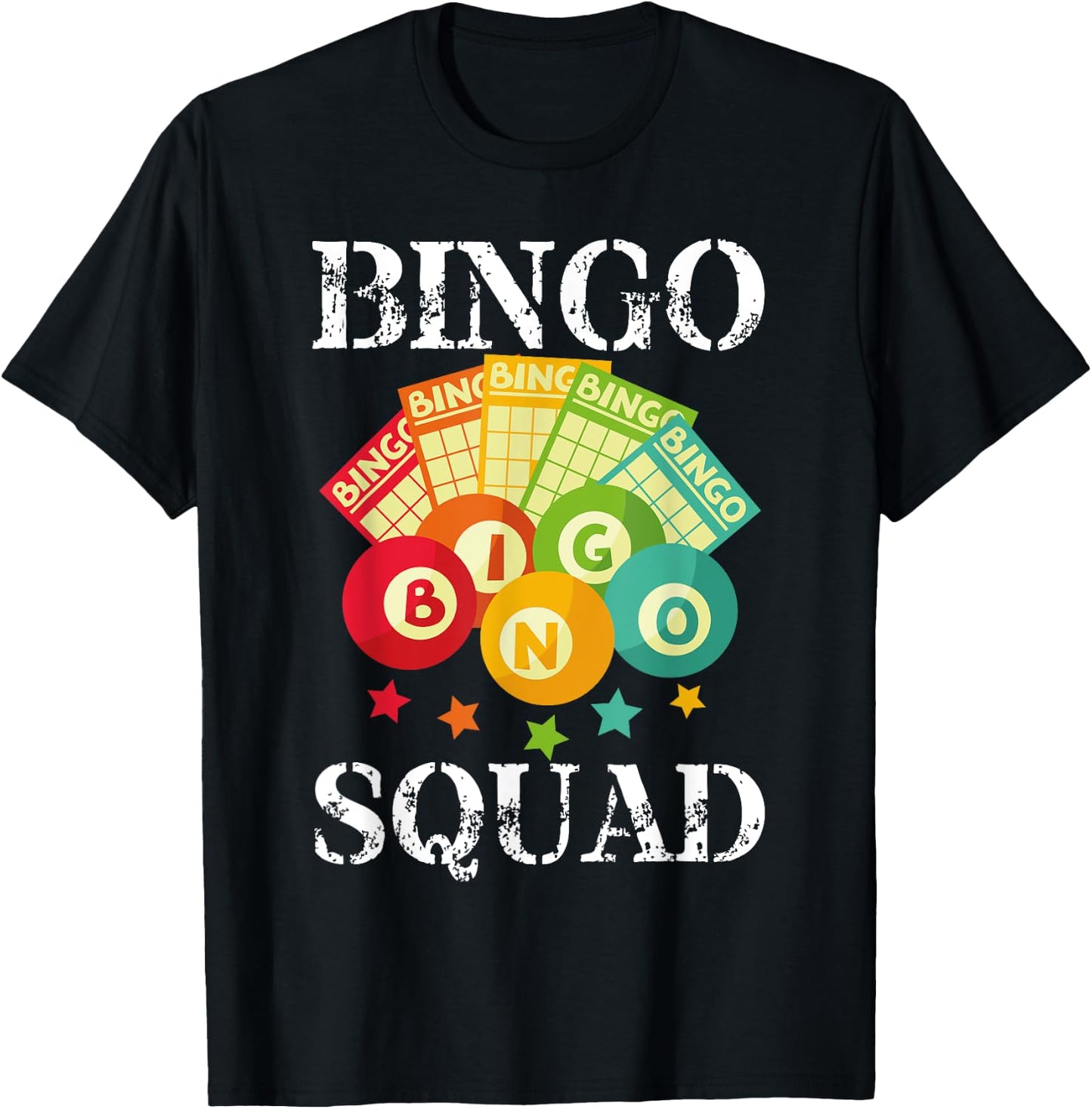 Bingo Squad Designs Women Bingo Lovers Players T-Shirt - T-Shirt | Black