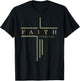 Faith Over Fear Bible Verse Aesthetic Christian T-Shirt - T-Shirt | Black