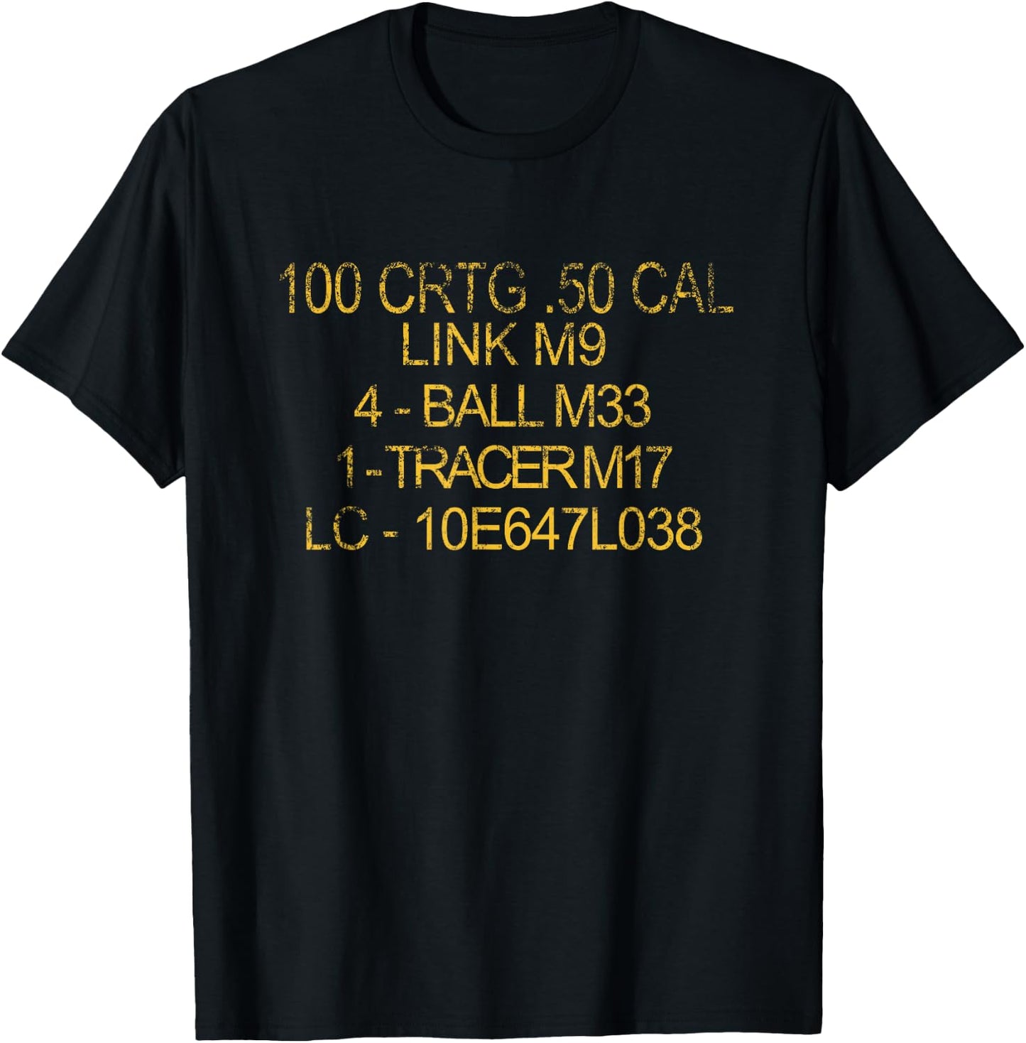 .50CAL NATO US MILITARY OD GREEN CAN AMMO Proud Patriotic Men T-Shirt - T-Shirt | Black