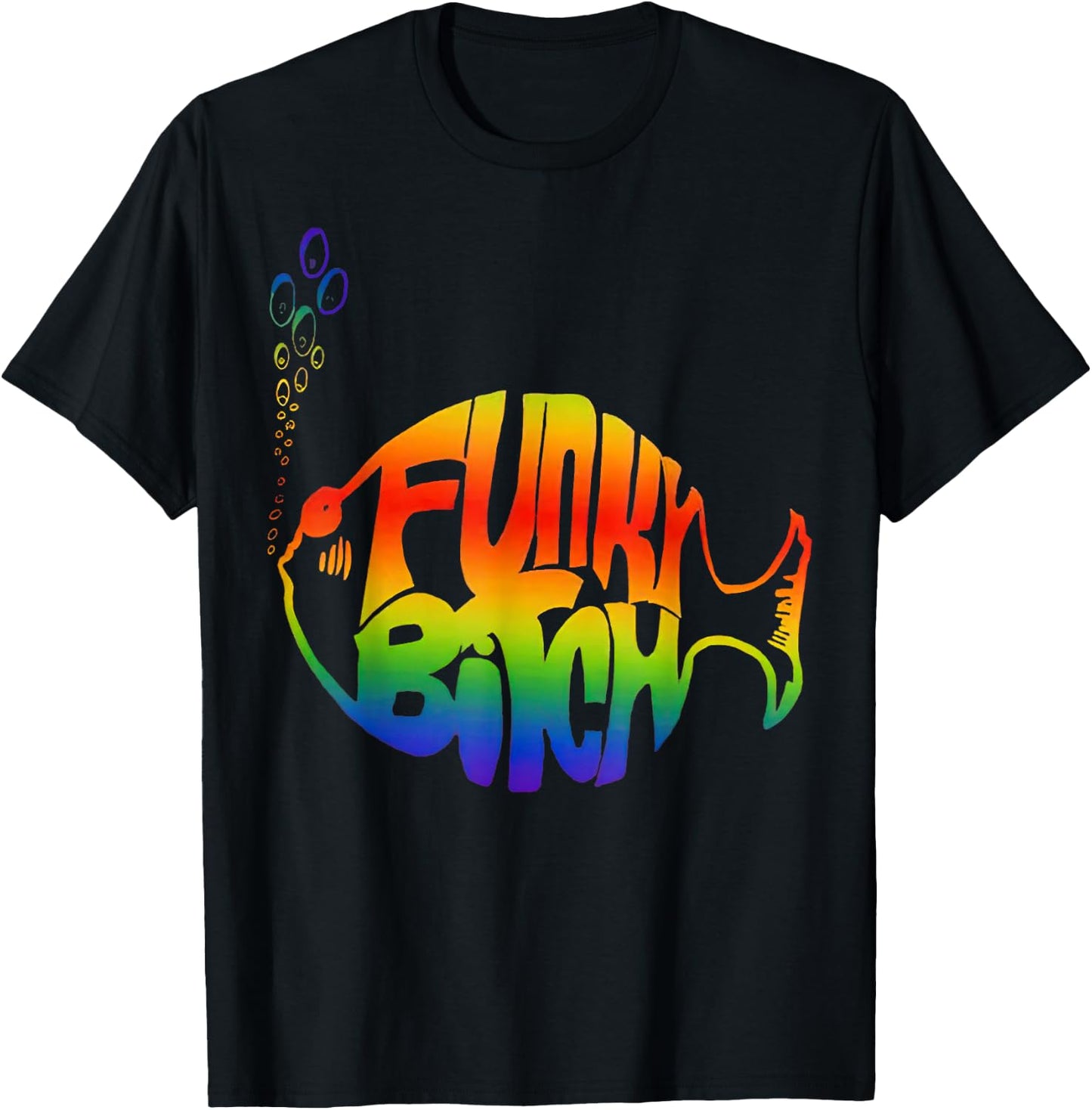 Funky Bitch Phish T-Shirt - T-Shirt | Black