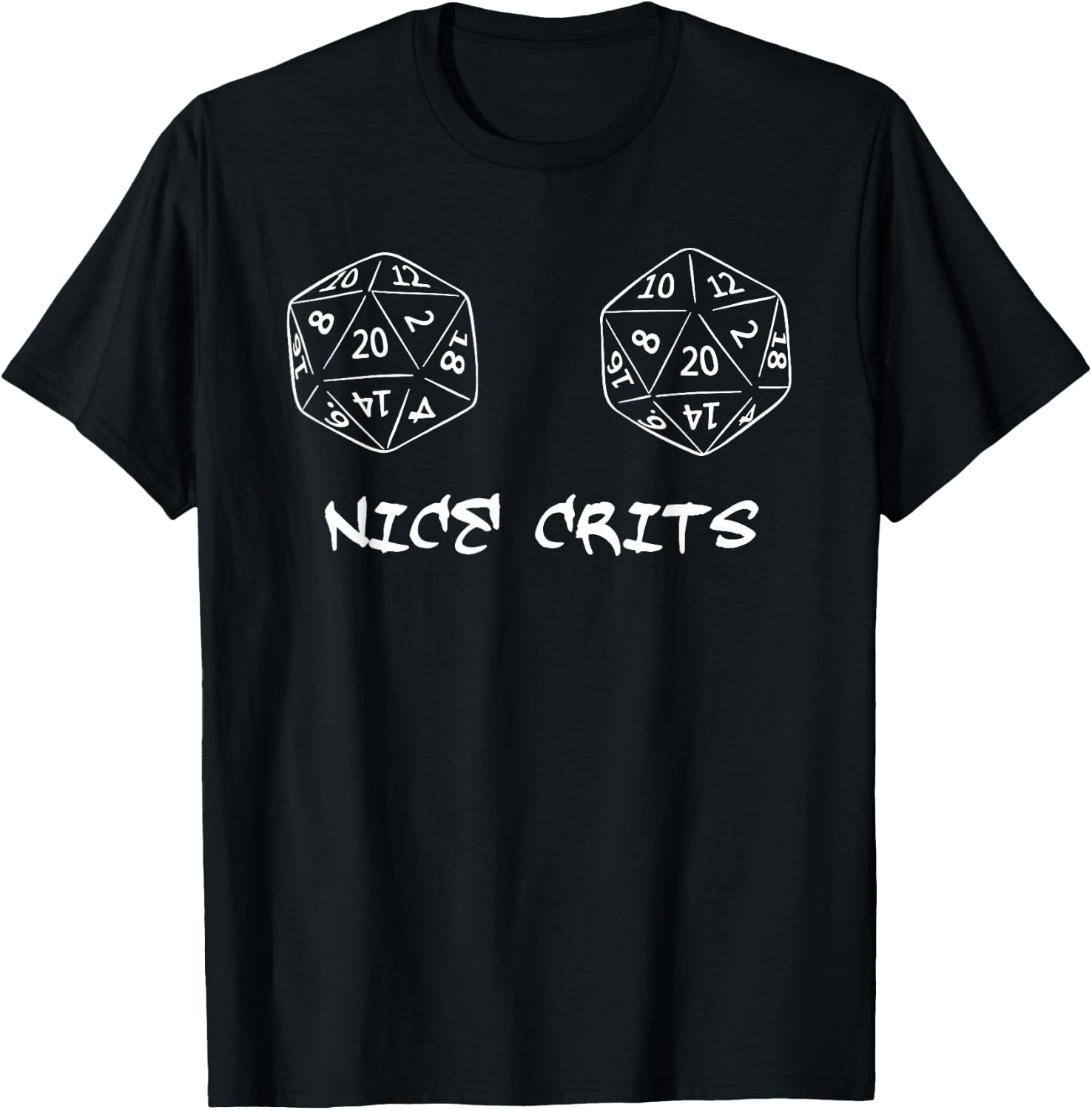 NICE CRITS Funny design T-Shirt - T-Shirt | Black