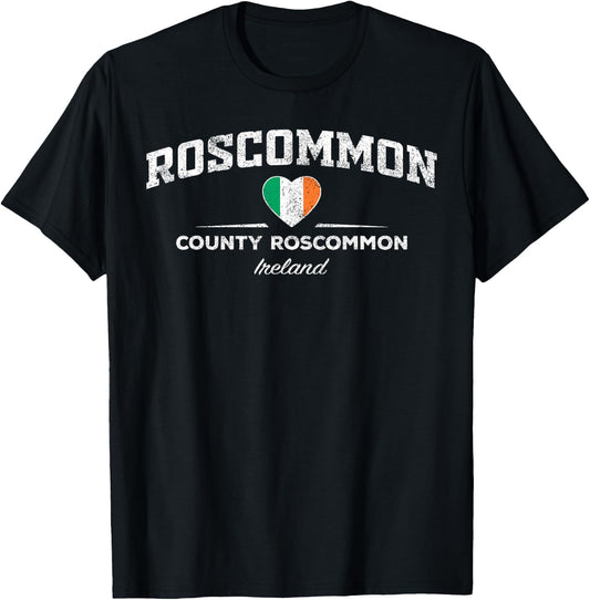 Roscommon Ireland T-Shirt - T-Shirt | Black