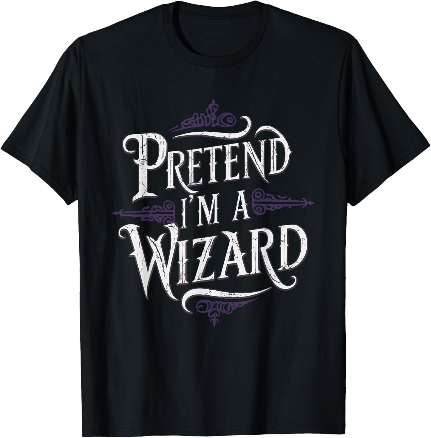 Pretend I'm A Wizard T-Shirt - T-Shirt | Black