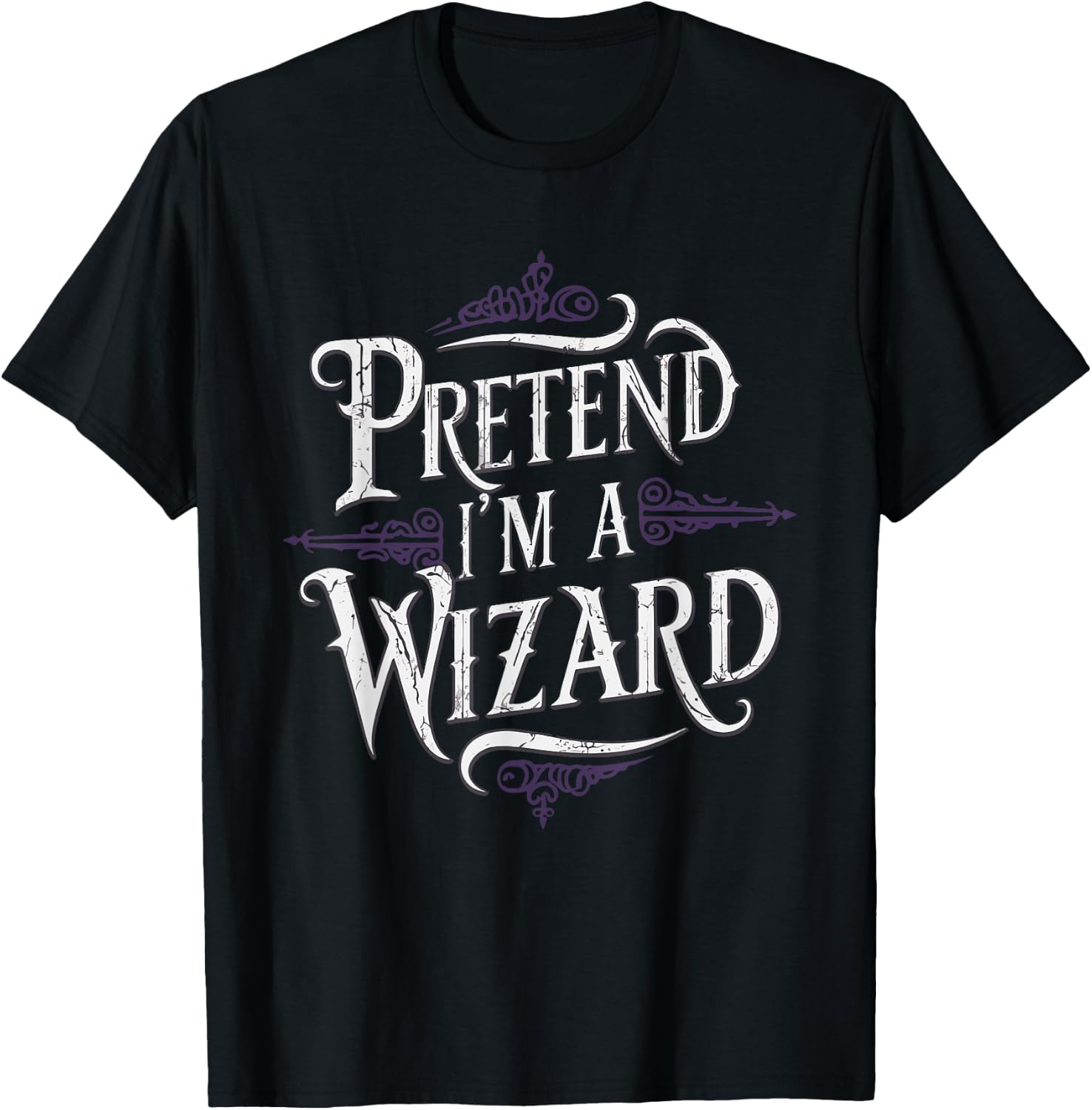 Pretend I'm A Wizard T-Shirt - T-Shirt | Black