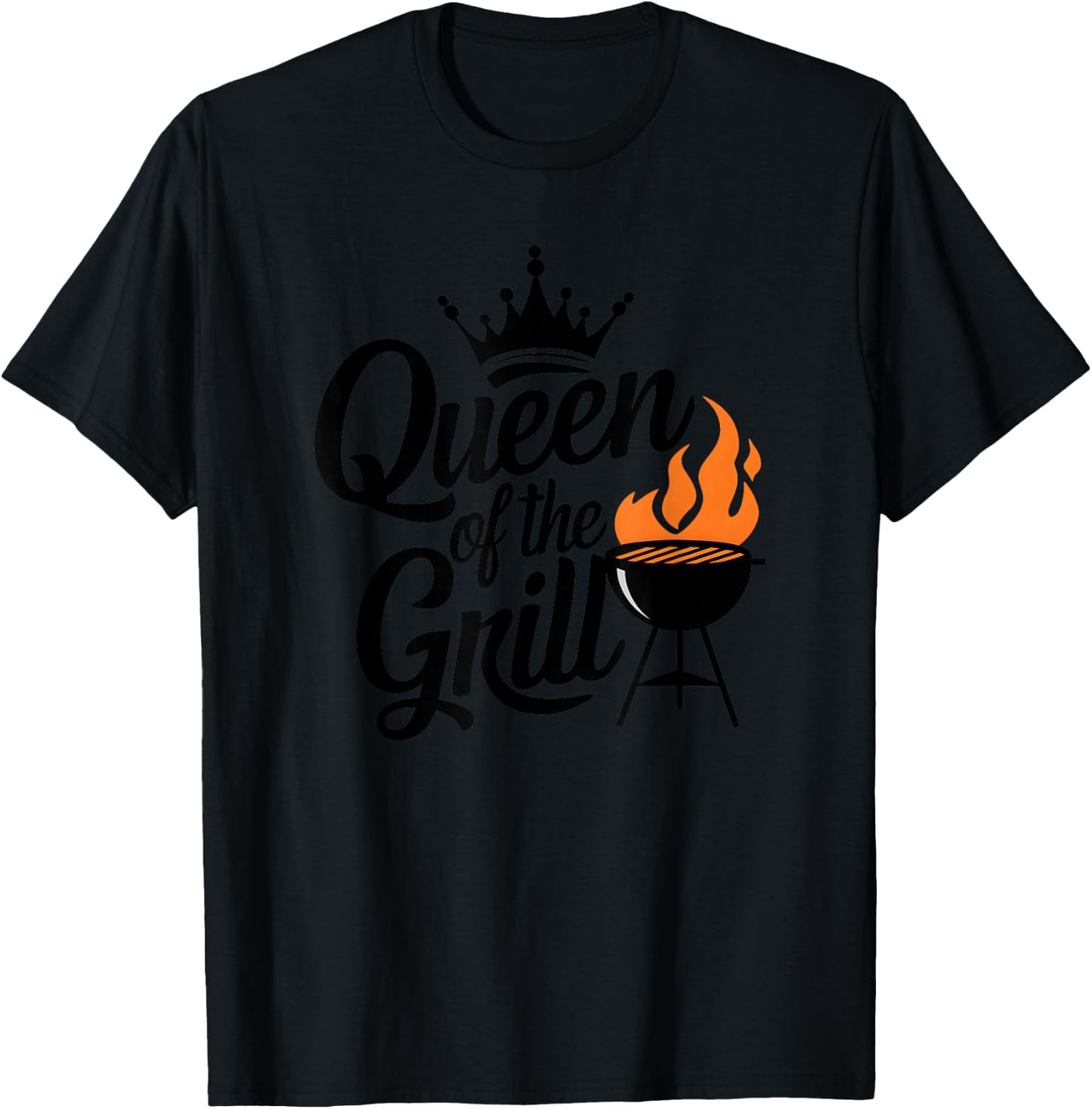 Queen of the Grill T-Shirt - T-Shirt | Black