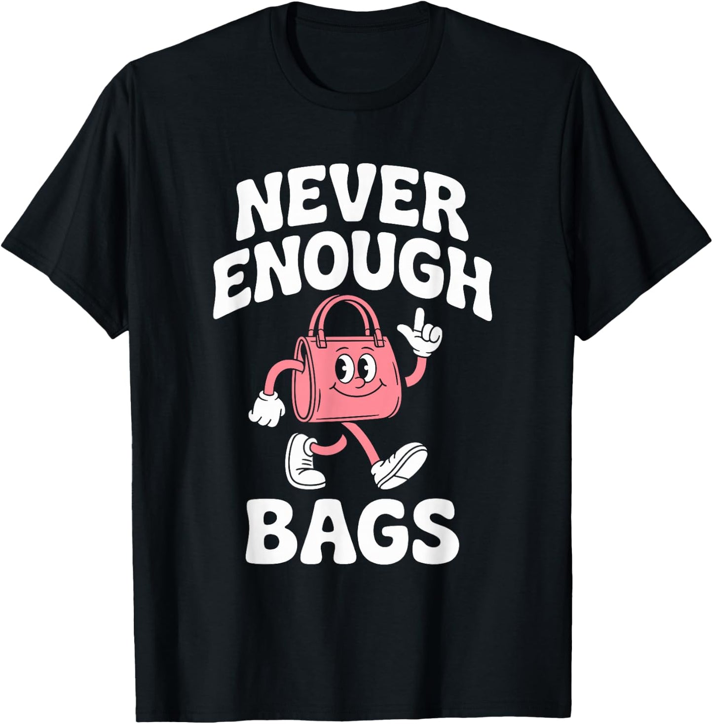 Funny Bags or Bag Purse Retro T-Shirt - T-Shirt | Black