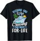 Husband and Wife Cruising Partners for Life Couple Cruise T-Shirt - T-Shirt | Black